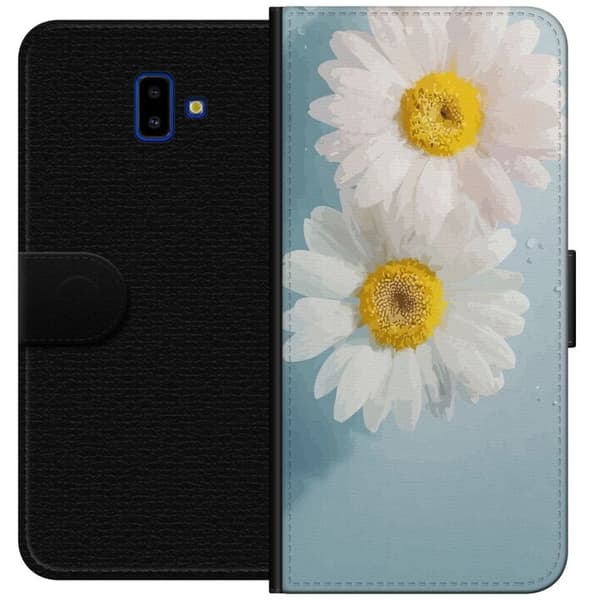 Pungcover til Samsung Galaxy J6+ med Sommerblomster