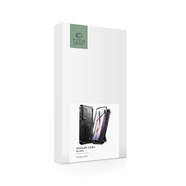 Tech-Protect Galaxy S24 Ultra Mobilskal Kevlar Cam Plus - Svart