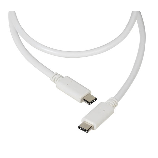 Vivanco USB-C/USB-C 2.0 kabel 1.2m Vit