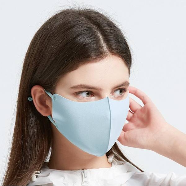 Tvättbar mask Munskydd Skyddsmask Blå Blå