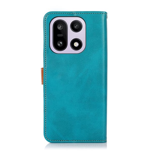 KHAZNEH OnePlus 15 5G Plånboksfodral Flip Konstläder Stativ - Blå Blå