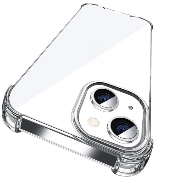 BOOM Mobilskal till iPhone 15 Plus Shockproof TPU - Clear Transparent