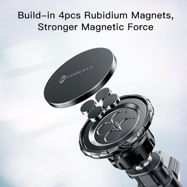 Forcell Bilhållare Magnetic F-Grip Excelence - Svart Svart
