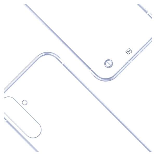 3MK Telefontaske til Galaxy S25 Plus Just20g - Klar Transparent