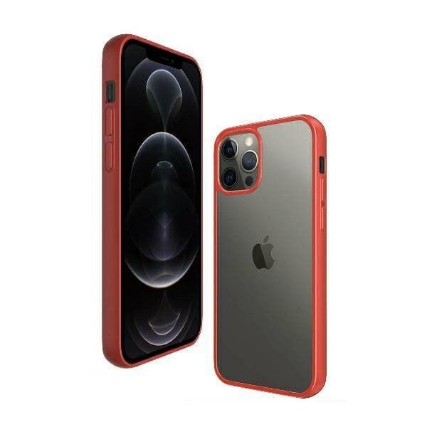 PanzerGlass Mobilskal till iPhone 12 Pro Max - Mandarinröd