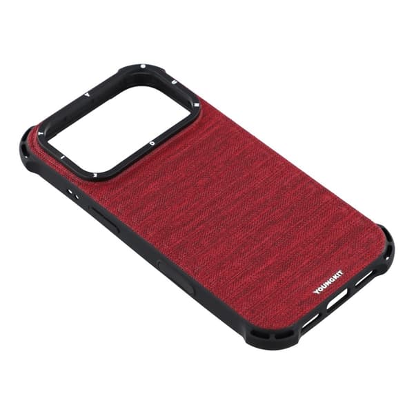 YOUNGKIT Mobilskal till iPhone 17 Pro MagSafe Jeans Cloth - Brun Brun
