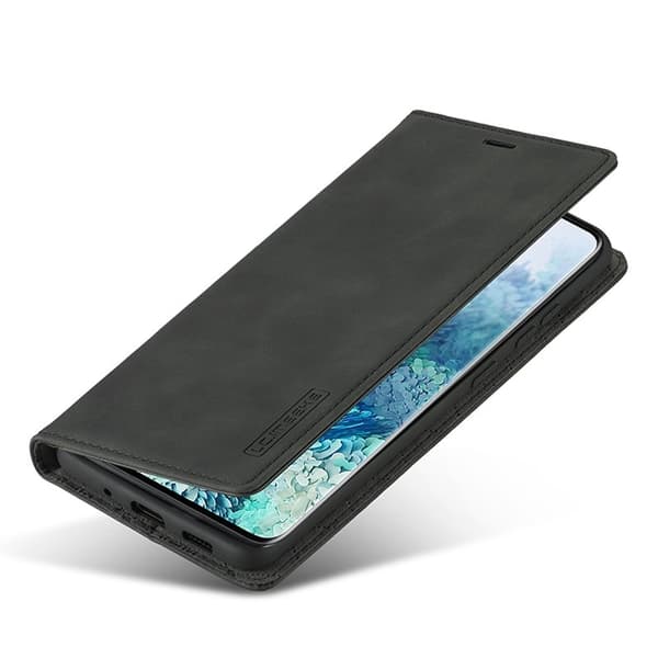 LC.IMEEKE Mobilskal till Samsung Galaxy S20 Plus KonstLäder - Svart