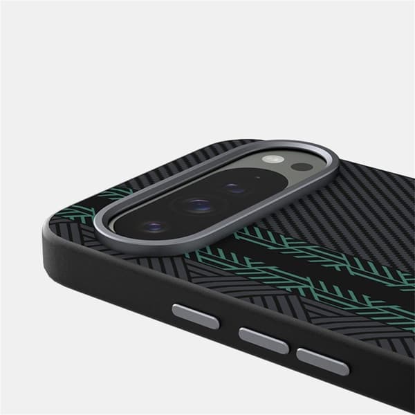 ABEEL Mobilskal till Google Pixel 10 Pro PC TPU Aluminium PU Läder - Textur 2