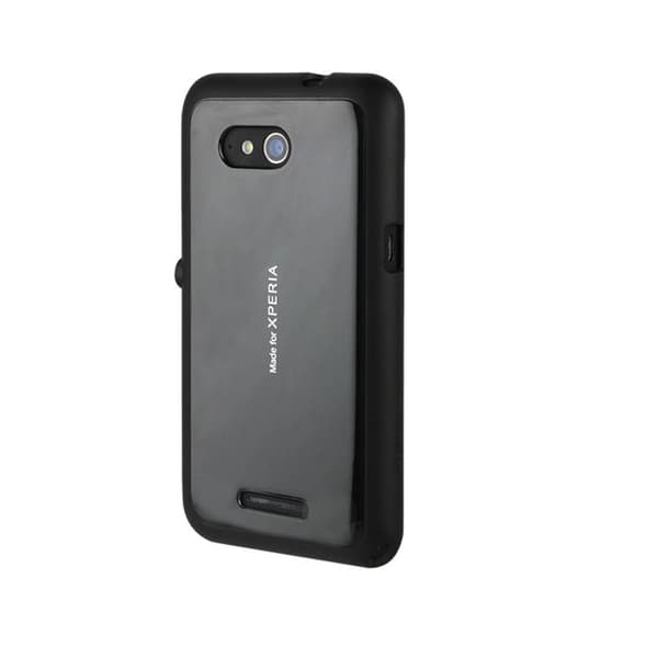 Roxfit Gel Shell Skal till Sony Xperia E4g - Svart Black