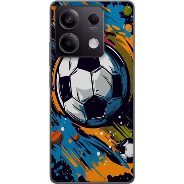 Mobilskal till Xiaomi Redmi Note 13 med Fotbollar