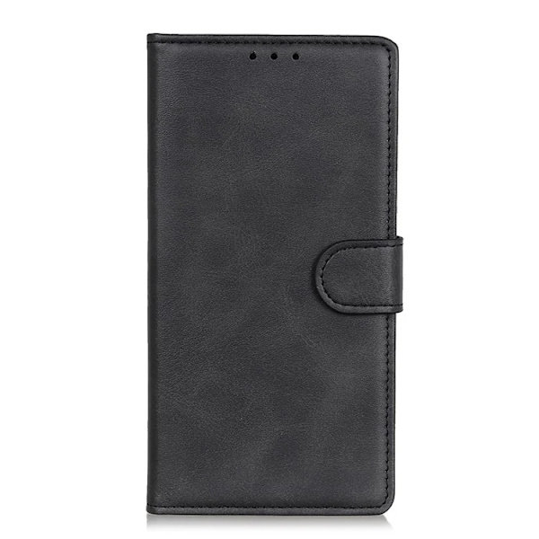 iPhone 17 Pro Plånboksfodral Cowhide Texture - Svart Svart