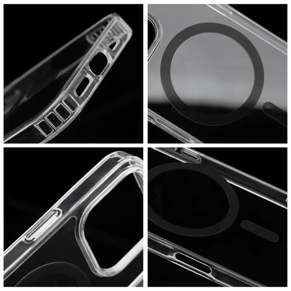 Telefontaske til iPhone 13 MagSafe Drop Glue - Sort Svart