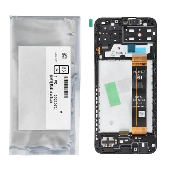 Galaxy A13 Skärm med LCD-display Service Pack GH82-28653A Black