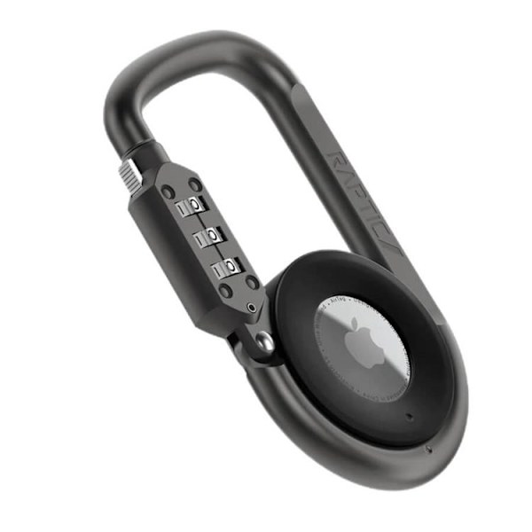 Elago Apple Airtag Raptic Link Plus Lock - Svart Svart