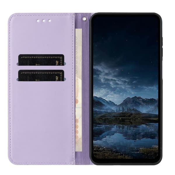 Plånboksfodral för Samsung Galaxy S26 Plus Konstläder Ställ - Lila