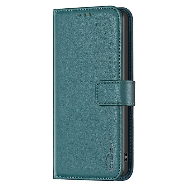 BINFEN Samsung Galaxy A37 Plånboksfodral Konstläder - Grön