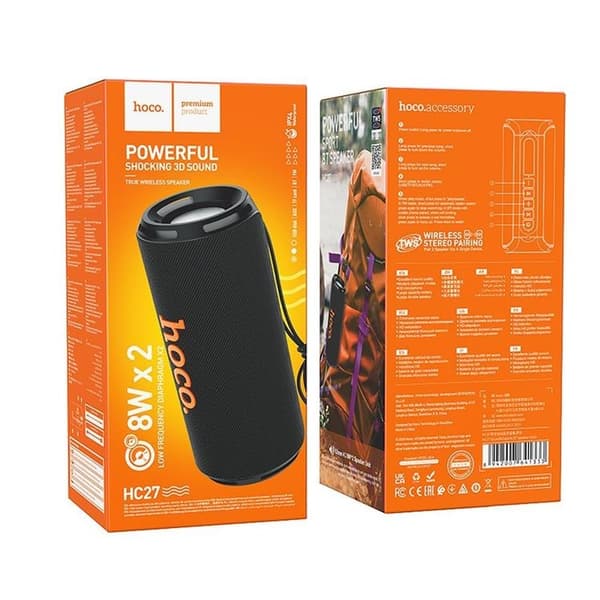 Hoco Trådlös Högtalare Bluetooth HC27 1500 mAh - Svart Black