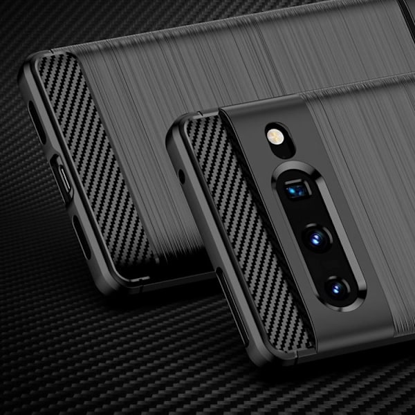 Carbon Google Pixel 7 Pro Skal Flexible - Svart Svart