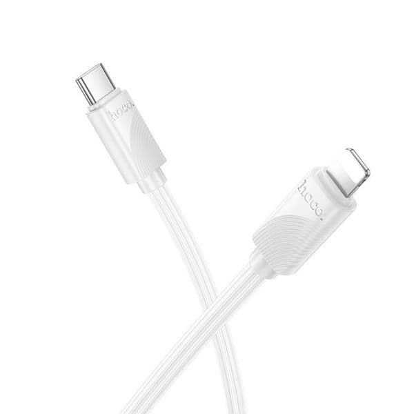 Hoco USB-C - Lightning 27W Kabel 1m X114 PD - Vit Vit