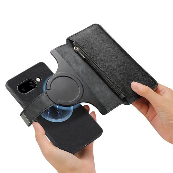 CASENEO Google Pixel 9a Plånboksfodral MW-02 Konstläder - Svart