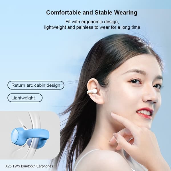 XUNDD X25 V5.3 TWS Hörlurar Sport Bluetooth Grön