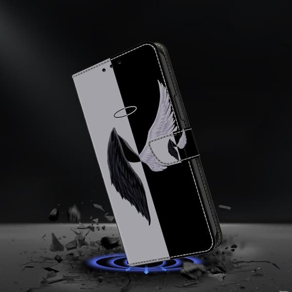 Plånboksfodral för Samsung Galaxy S26 Plus Magnetiskt Konstläder - Svart