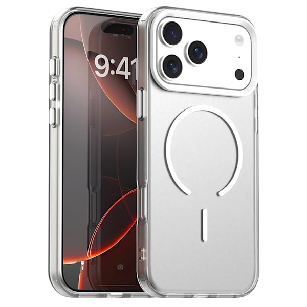 Mobilskal till iPhone 17 Pro Max MagSafe C-shaped Candy Color - Vit Vit