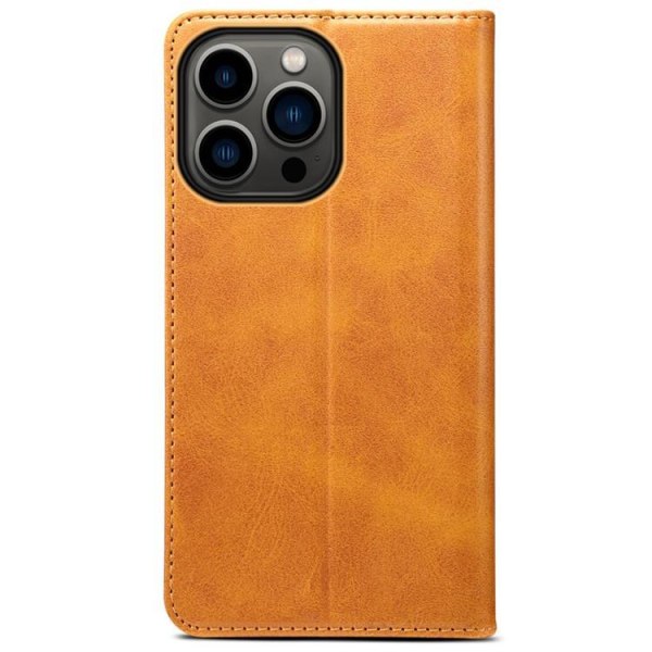 SUTENI iPhone 14 Pro Wallet Case Magneettinen jalusta - Khaki