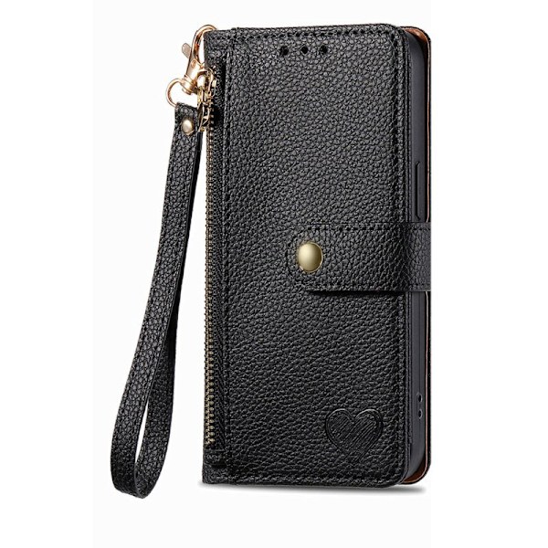 Plånboksfodral för Samsung Galaxy S26 Plus RFID Blocking - Svart
