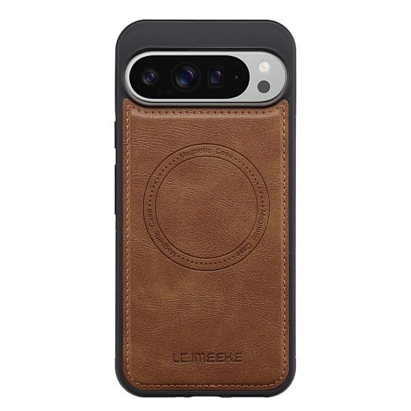 LC.IMEEKE Google Pixel 10 Pro Plånboksfodral Konstläder - Brun
