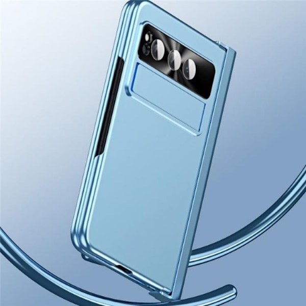 Google Pixel Fold Mobilskal Electroplating Kickstand - Silver