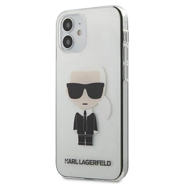 Karl Lagerfeld iPhone 12 Mini Cover Iconic - Gennemsigtig