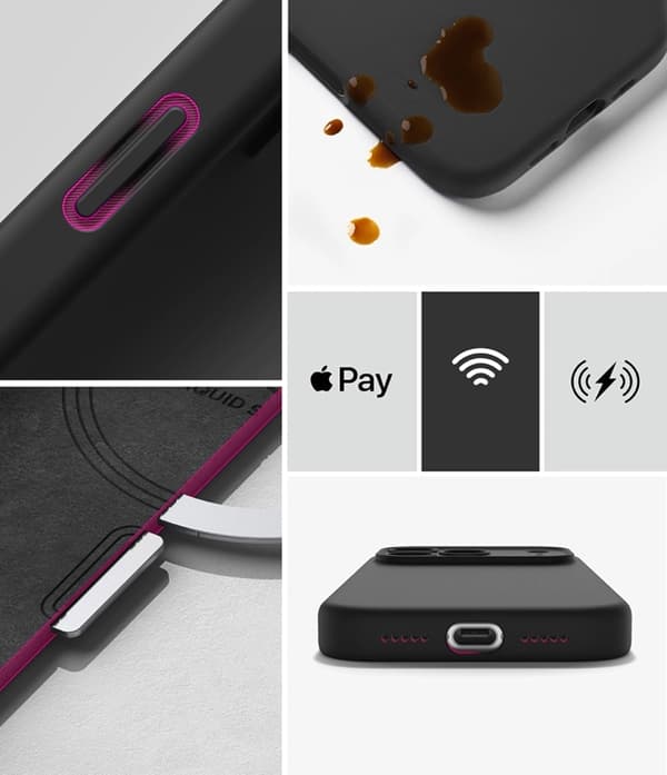 Ringke Mobilskal För iPhone 18 Pro Max Magsafe Magnetic Silikon - Svart
