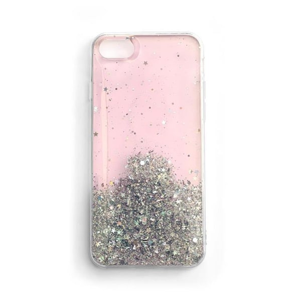 Wozinsky Star Glitter Shining Skal Galaxy A22 4G - Pinkki Pink