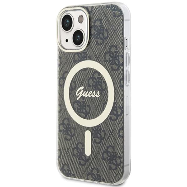 Guess telefontaske til iPhone 15 Plus/14 Plus MagSafe IML 4G - Brun Brun