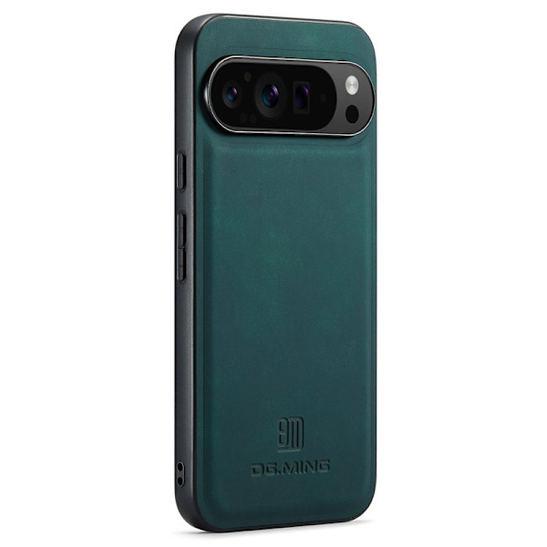 DG.MING Mobilskal till Google Pixel 9 Pro XL PU Läder Grön