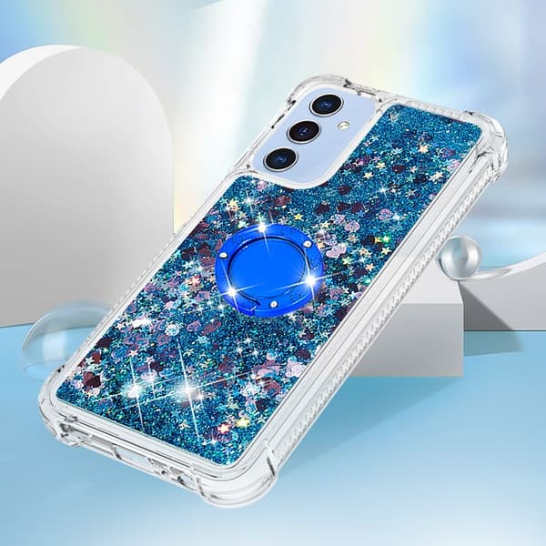 Mobilskal till Galaxy A17/A26 Kickstand Quicksand TPU - Blå Blå