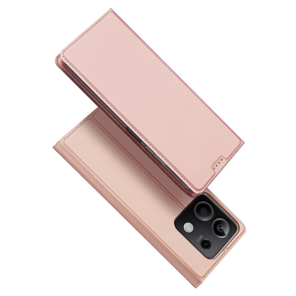 DUX DUCIS Skin Pro Xiaomi Redmi Note 13 5G Plånboksfodral PU Läder - Rosa Rosa