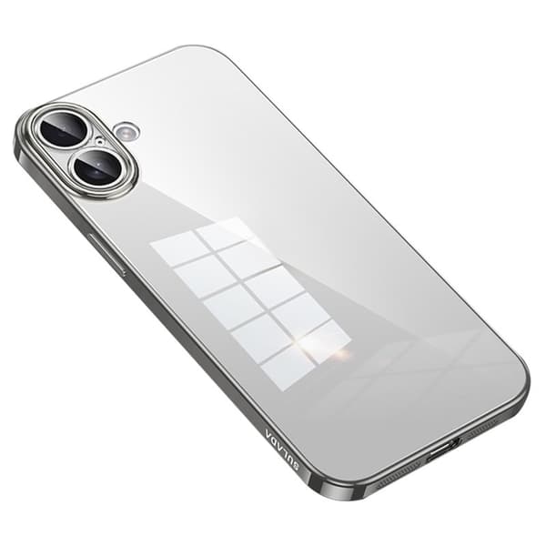 SULADA Mobilskal till iPhone 16 Plus Ultra-Tunt Elektropläterat TPU Grå