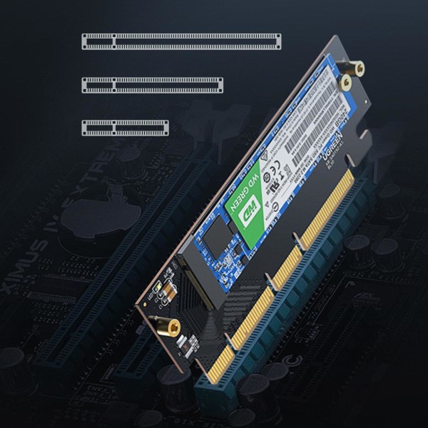 Ugreen udvidelseskortadapter PCIe 4.0 x16 til M.2 NVMe M-Key