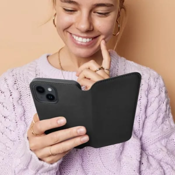 Galaxy A35 Plånboksfodral Dual Pocket - Svart Svart
