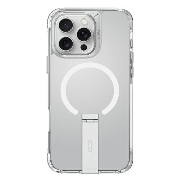 UNIQ Mobilskal till iPhone 16 Pro Eleva Vertica Stativ - Clear Transparent