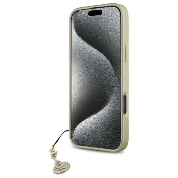 Guess Mobilskal till iPhone 16 Pro 4G Charms Collection - Brun Brun