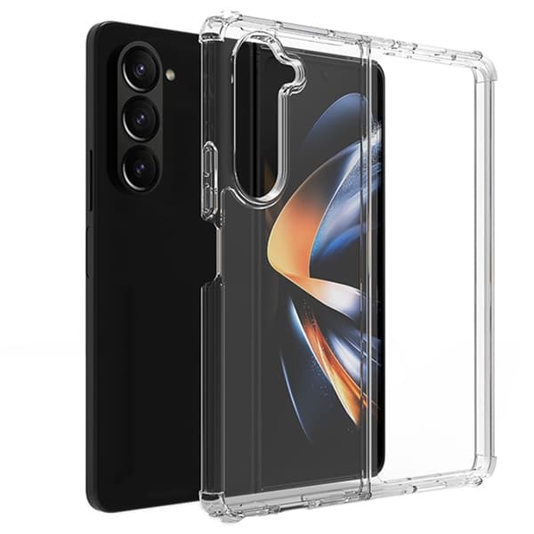 Galaxy Z Flold 5 Mobilskal Shockproof - Transparent Transparent