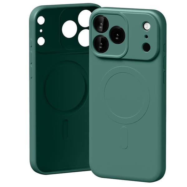 Mercury Telefontaske til iPhone 17 Pro Max MagSafe Semi-Silikone - Grøn Grön