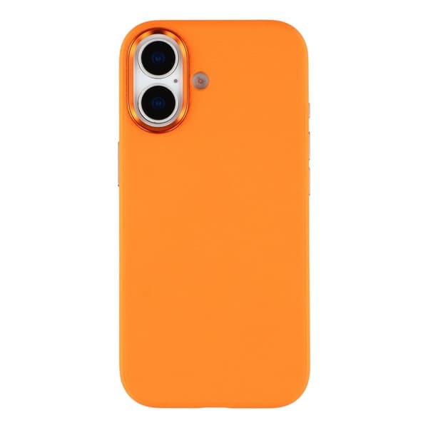 X-LEVEL Mobilskal till iPhone 17 MagSafe PU Läder Hård PC - Orange