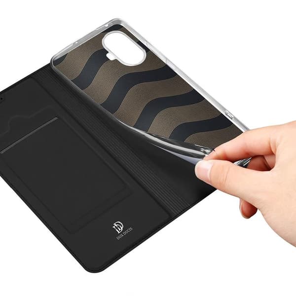 Dux Ducis Realme 10 Pro Plånboksfodral SkinPro - Svart Svart