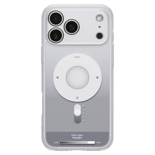 Spigen Mobilskal För iPhone 18 Pro/17 Pro Magsafe Ultra Hybrid Classic - Silver