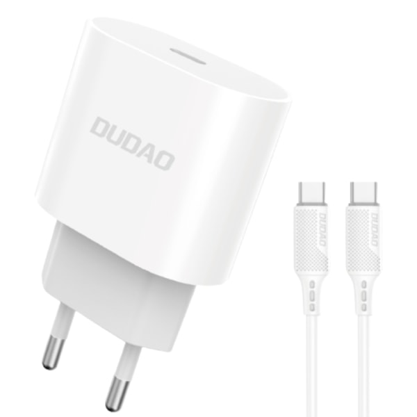 Galaxy S24 Plus Laddare - 1M Kabel & Väggladdare 20W - Dudao