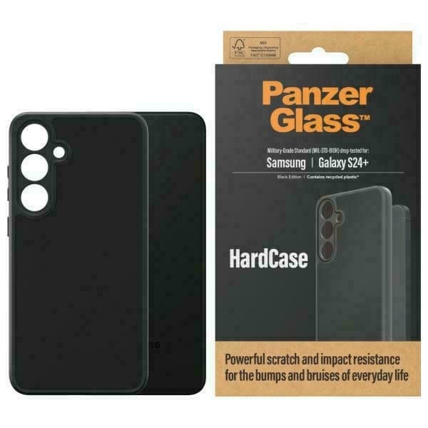 PanzerGlass telefontaske til Galaxy S24 Plus Militær kvalitet - Sort